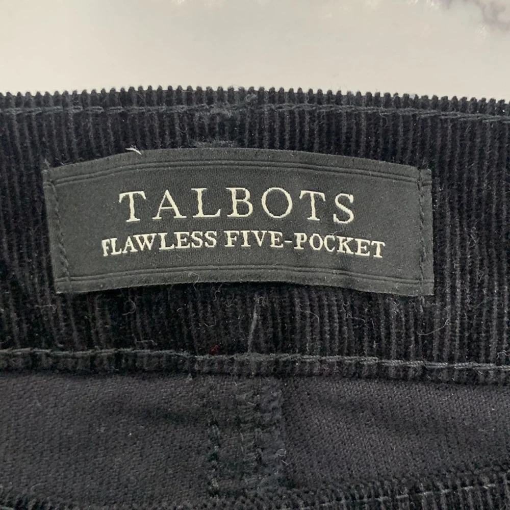 Talbots Cotton/Lycra/Spandex Velour Like Pants. Black. Size‎ 10 (562) - Picture 11 of 13